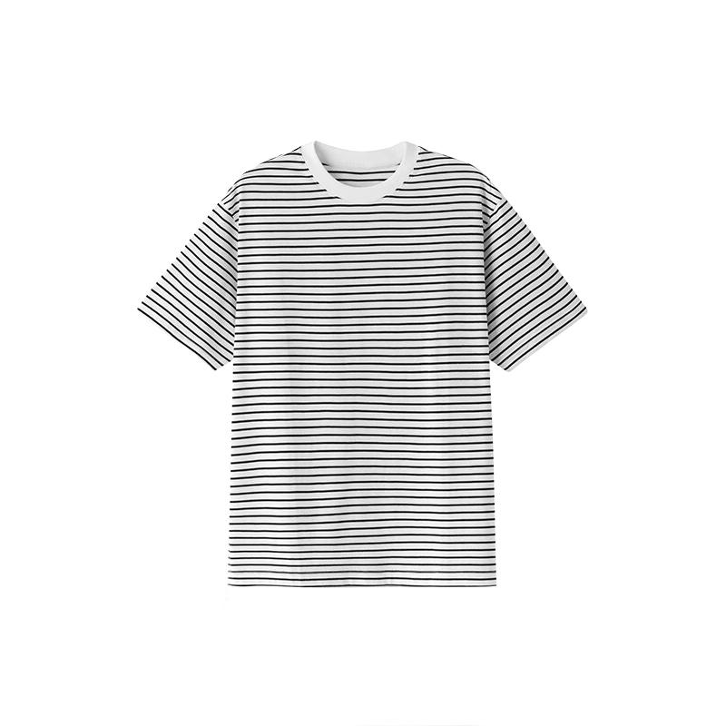 白色×条纹