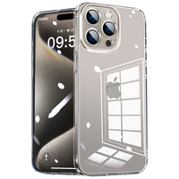 京东京造 苹果15Pro手机壳 iPhone 15 pro保护套镜头全包防摔玻璃壳硅胶软边超薄男士女款6.1英寸透明 【晶瓷玻璃壳15Pro】镜头保护
