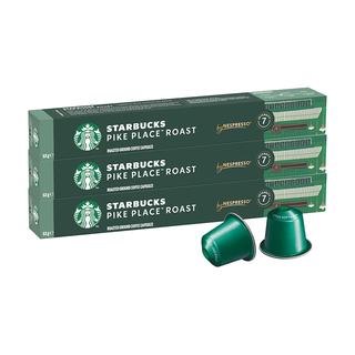 STARBUCKS 星巴克 Nespresso 胶囊咖啡冷萃美式意式浓缩特选黑咖啡 派克市场