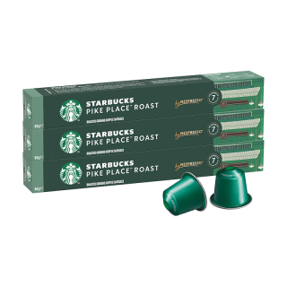 STARBUCKS 星巴克 Nespresso 胶囊咖啡冷萃美式意式浓缩特选黑咖啡 派克市场