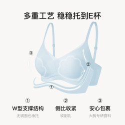 Ubras 小内衣收副乳防下垂文胸黑L+ 黑色 L