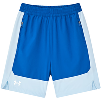 安德玛(Under Armour)儿童夏款跑步系列吸湿速干梭织短裤男女童短裤 深灰色 130cm