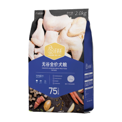 汪爸爸 无谷鸡肉冻干配方狗粮幼犬成犬冻干粮通用型犬粮4斤