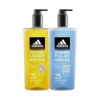 adidas/阿迪达斯 持久留香 男士沐浴露套装 征服热情 1.2L