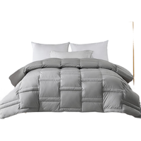 MENDALE 梦洁家纺 羽绒被秋冬加厚臻芯鹅绒热感混合被芯宿舍家用床上用品 煦暖(灰色) 1.2米床(150*200cm)