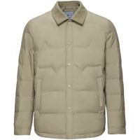 海澜之家 轻商务衬衫领羽绒服24秋冬新保暖灯芯绒翻领外套男款