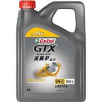 嘉实多(Castrol)全合成汽机油 汽车发动机润滑油 汽车保养保养维修 金嘉护 5W-30 4L SP级