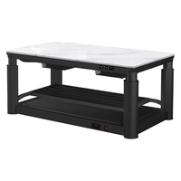  焱魔方 石墨烯上下发热 电暖桌+脚踏