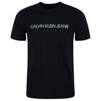 Calvin Klein/凯文克莱男士个性时尚镭射签名字母圆领短袖T恤集C