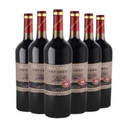 长城葡萄酒 中粮长城干红葡萄酒红酒山谷高级赤霞珠750ml×6瓶