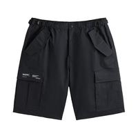限尺码：太平鸟 男士休闲中短裤 工装刺绣 2024夏款