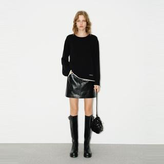 MO&Co. 醋酸羊绒假两件毛衣针织衫女装