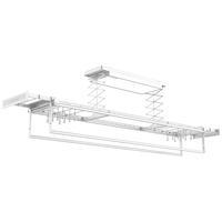 好太太（Hotata）电动晾衣架智能晾衣机隐形晾衣杆创新可滑动凉被杆星空灰GW-1176H