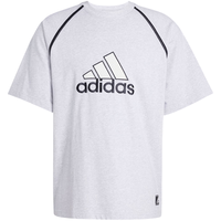 adidas 阿迪达斯 IM7839 BADGE TEE 短袖T恤 浅麻灰 S