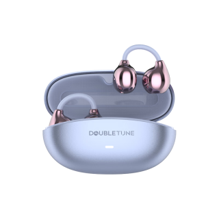 DOUBLE TUNE 鹅卵石C1 Air运动游戏耳夹式耳机 DT开放式无线蓝牙耳机适用于苹果华为小米 罗兰紫