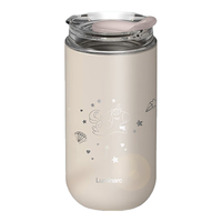 乐美雅（Luminarc）保温杯男女士水杯子304不锈钢350ml落樱粉长效便携咖啡杯 ⭐️保温咖啡杯350ml-粉色