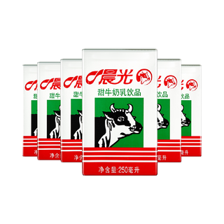 PURE MILK 晨光 甜牛奶乳饮品 250ml*6盒