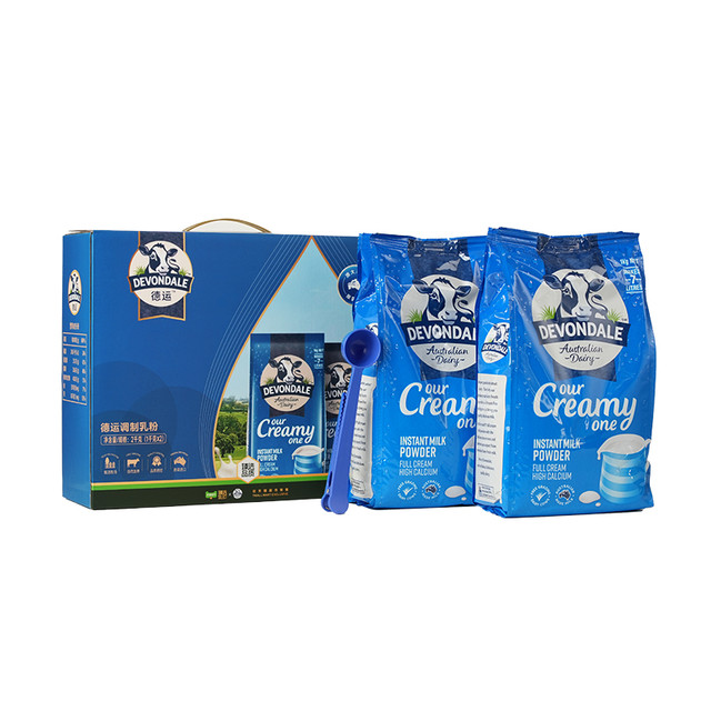 88VIP：DEVONDALE 德运 全脂奶粉礼盒 1kg*2