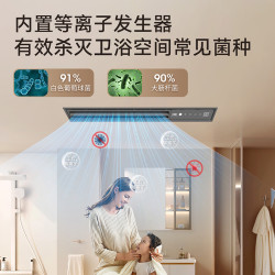 雷士 照明 隐藏式线性风暖浴霸
