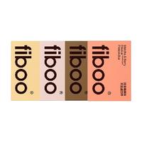 fiboo 蛋白棒能量棒乳清代餐饱腹0低无蔗糖运动双层饼干25g*5支