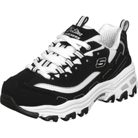 SKECHERS 斯凯奇 SKECHERS GIRLS系列 80587L/BKW 女童休闲运动鞋 黑色/白色 27.5码