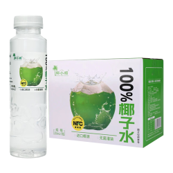 椰小帽 椰子水椰汁饮料含天然电解质椰汁水果汁饮料整箱350ml*15瓶
