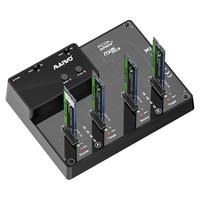 麦沃硬盘座M.2nvme拷贝机1对3克隆type-c读取USB4.0硬盘盒K3015P4