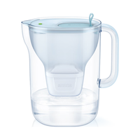 碧然德家用滤水壶 净水壶 Style eco系列 3.5L（冰川蓝）+PRO版滤芯12枚 环保加固包装