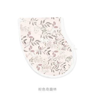 Griny格里尼婴儿拍嗝巾围嘴新生儿竹棉护肩口水巾宝宝围兜吐奶巾