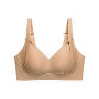 贵夫人光面无痕内衣女聚拢收副乳防下垂调整型文胸中厚无钢圈胸罩