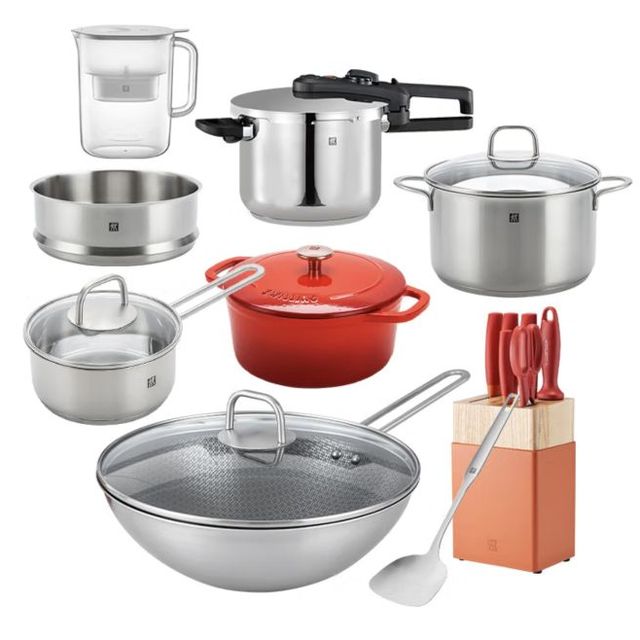 ZWILLING 双立人 厨具组合 Nova plus锅刀炊15件套