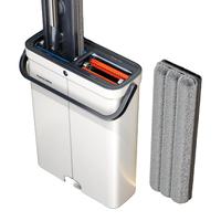 佳帮手平板拖把2025款窄缝家用一拖净免手洗拖布洗脱一体拖地拖把 33cm+窄缝桶*1+配布*2