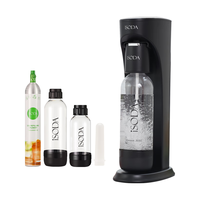 isoda爱苏打家用气泡机可向果汁饮料打气商用气泡水机苏打水机奶茶店台式机器0糖0卡0脂气泡水410款 410磨砂黑（配1气瓶，2pet水瓶）