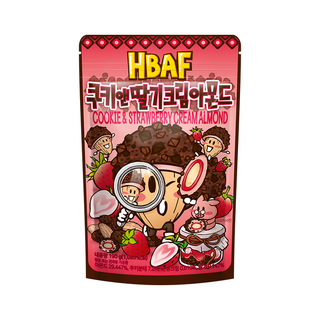 HBAF芭蜂 草莓味扁桃仁 190g 巴旦木