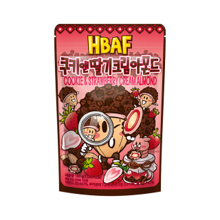 HBAF芭蜂 草莓味扁桃仁 190g 巴旦木