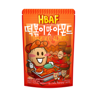 芭蜂(HBAF)炒年糕口味巴旦木190g*1 经典坚果零食 办公休闲室零食 辣炒年糕味扁桃仁190g*1