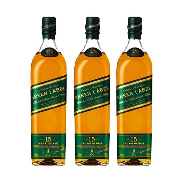 淘金币152.86元、限地区、今日必买、88VIP：尊尼获加 绿牌绿方 苏格兰调和威士忌 200ml*3瓶