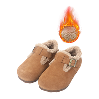 斯乃纳 保暖加绒内里丨25秋冬季儿童棉鞋加绒复古牛剖层校园女童勃肯鞋