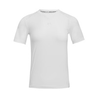 安德玛（UNDERARMOUR）春夏Cool Mesh女子训练运动短袖T恤6007555 白色100 XL