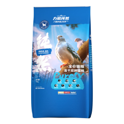 LILANG 猫粮幼猫成猫通用型鸡肉冻干双拼全价猫粮10kg（添加乳鸽、鹅肉）