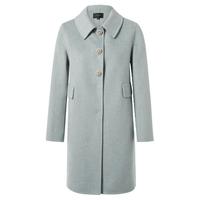 拉珂蒂 【含羊毛】秋冬季直筒大衣翻领减龄通勤复古氛围感大衣