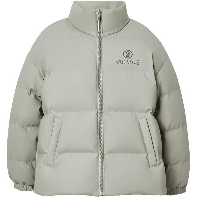 JACK&JONES 杰克琼斯 冬季极寒PU立领羽绒服 219g充绒 E02鼠尾草色