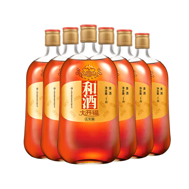 和酒 大开福五年陈 1000ml*6瓶