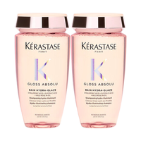 卡诗 KÉRASTASE釉光玫瑰莹润洗发水250ml*2瓶 修护保湿抗毛躁柔顺蓬松无硅油