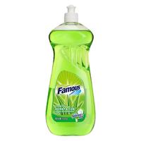 菲玛斯Famous洗洁精 洗碗液餐具洁净洗涤剂清洗液 芦荟味500ML