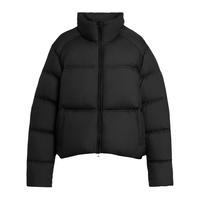 轻松羽绒|森马 Semir羽绒服男2024冬季加厚外套三防发热黑色面包服