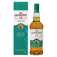 宝华洋酒 格兰威特The Glenlivet 12年初填桶 陈酿单一麦芽苏格兰威士忌酒 格兰威特12年1000ml