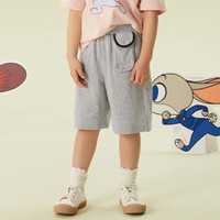 莫莫 童装男女中童口袋五分裤夏新款凉爽透气休闲裤全棉休闲裤