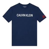 卡尔文·克莱恩 Calvin Klein 凯文克莱男款吴希泽同款CK休闲字母印花短袖T恤集C