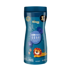 禾泱泱 婴幼儿稻鸭原生星星泡芙蓝莓味20g 高钙高蛋白宝宝零食小巧易抓 1阶蓝莓味20g